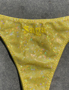 RUBY bikini bottom - lemon shimmer