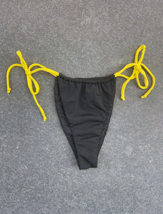HAZE bikini bottom - ink & lemon